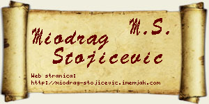 Miodrag Stojičević vizit kartica